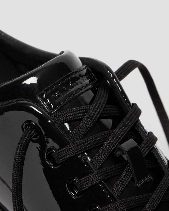 Zapatos Con Cordones Dr. Martens Dante Patent Mujer Negros MX-89713